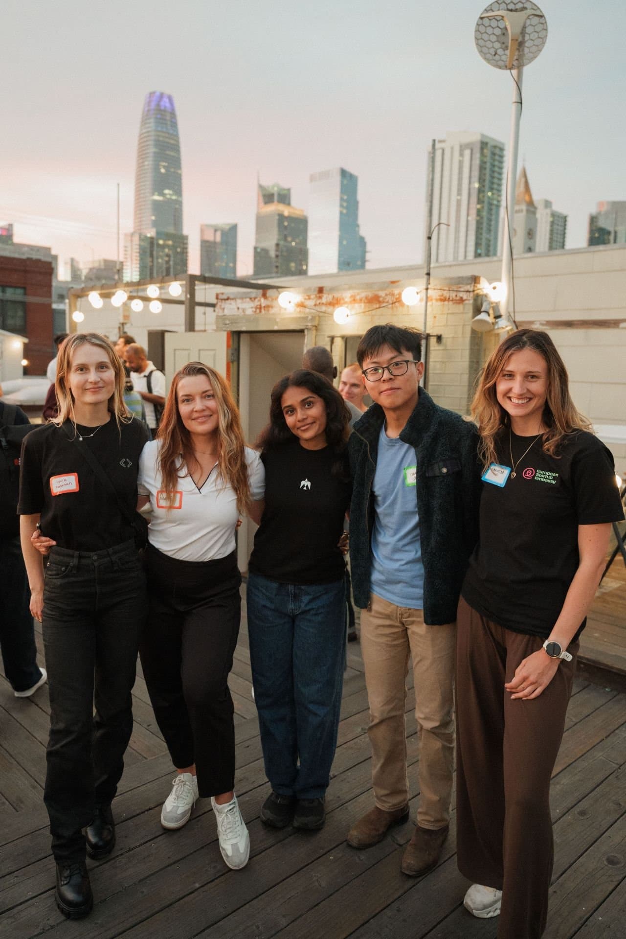 Founders on Tap: how to break into SF as an immigrant founder — On the rooftop at sunset